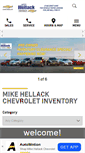 Mobile Screenshot of mikehellackchevrolet.com